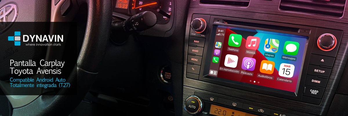 Dynavin España (@dynavinespana) on Twitter photo Disfruta ya de Carplay & Android Auto en tu Toyota Avensis T27.
#carplay #androidauto #apple #caraudio #android #cars  #audio #bluetooth  #dynavin #toyota #avensist27 #toyotaavensis #screentoyota  #pantallatoyota #pantallaavensis #avensiscarplay #avensisandroidauto Disfruta ya de Carplay & Android Auto en tu Toyota Avensis T27.
#carplay #androidauto #apple #caraudio #android #cars  #audio #bluetooth  #dynavin #toyota #avensist27 #toyotaavensis #screentoyota  #pantallatoyota #pantallaavensis #avensiscarplay #avensisandroidauto