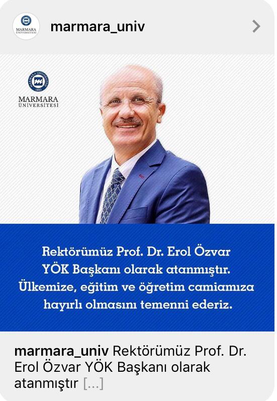 Emekler sonunda meyvesini verdi(!) 
.
.
Resmi hesaptan yapılan paylaşım kısa sürede geri silindi.
.
.
#marmaraüniversitesi