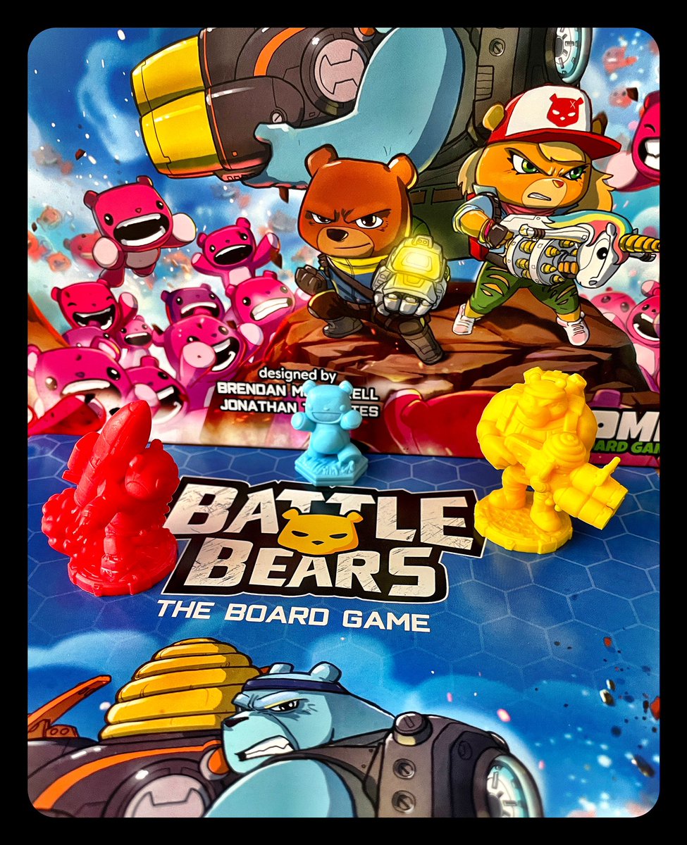 Battle Bears has arrived! This game from <a href="/OOMMGames/">OOMM Games</a> just oozes cuteness…until an all out battle breaks out. Can’t wait to go against Redfurd with this one!  #bgg #boardgames #battlebears