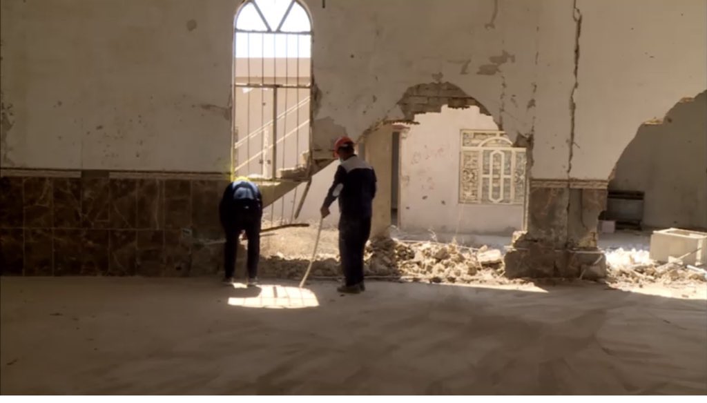 turath_alazawy's tweet photo. قريبا سيصدح صوت الأذان وأجراس المدارس على مسامع أهلها الطيبين نراه قريبا ويرونه بعيدا، ها هي #جرف_الصخر تستعد لاحتضان أبنائها من جديد. 
#وعدنا_واوفينا https://t.co/jZhnvyggzr