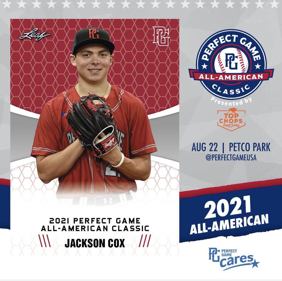 Thank you <a href="/PerfectGameUSA/">Perfect Game USA</a> for this great opportunity. Excited to be part of a great cause with #PGCares and help raise money for Rady Children’s Hospital &amp; Pediatric Cancer. 

Every penny helps. Here’s the link if you can donate. perfectgamecares.org/index.cfm?fuse…
Thank you!!