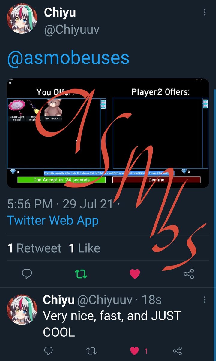 •°Asmo°• 24 proofs tweet media