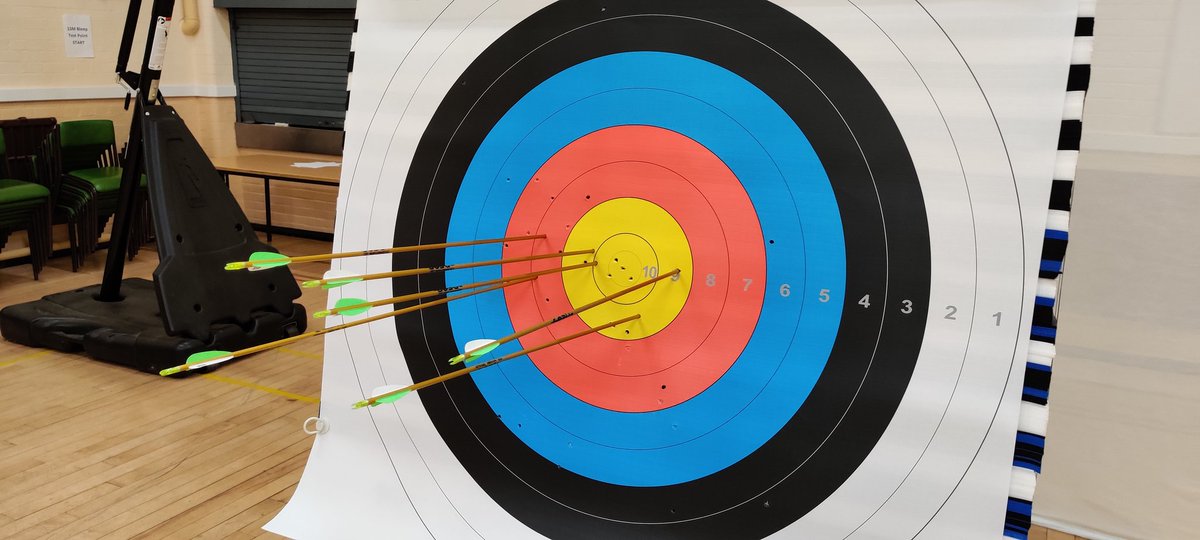 Tonight the squadron had a great time practicing their archery skills. The results were impressive