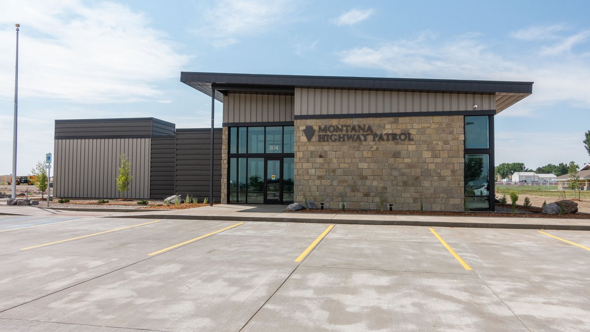 Our Architecture & Engineering Division has announced that construction is complete on the new facility for Montana Highway Patrol in Glendive.