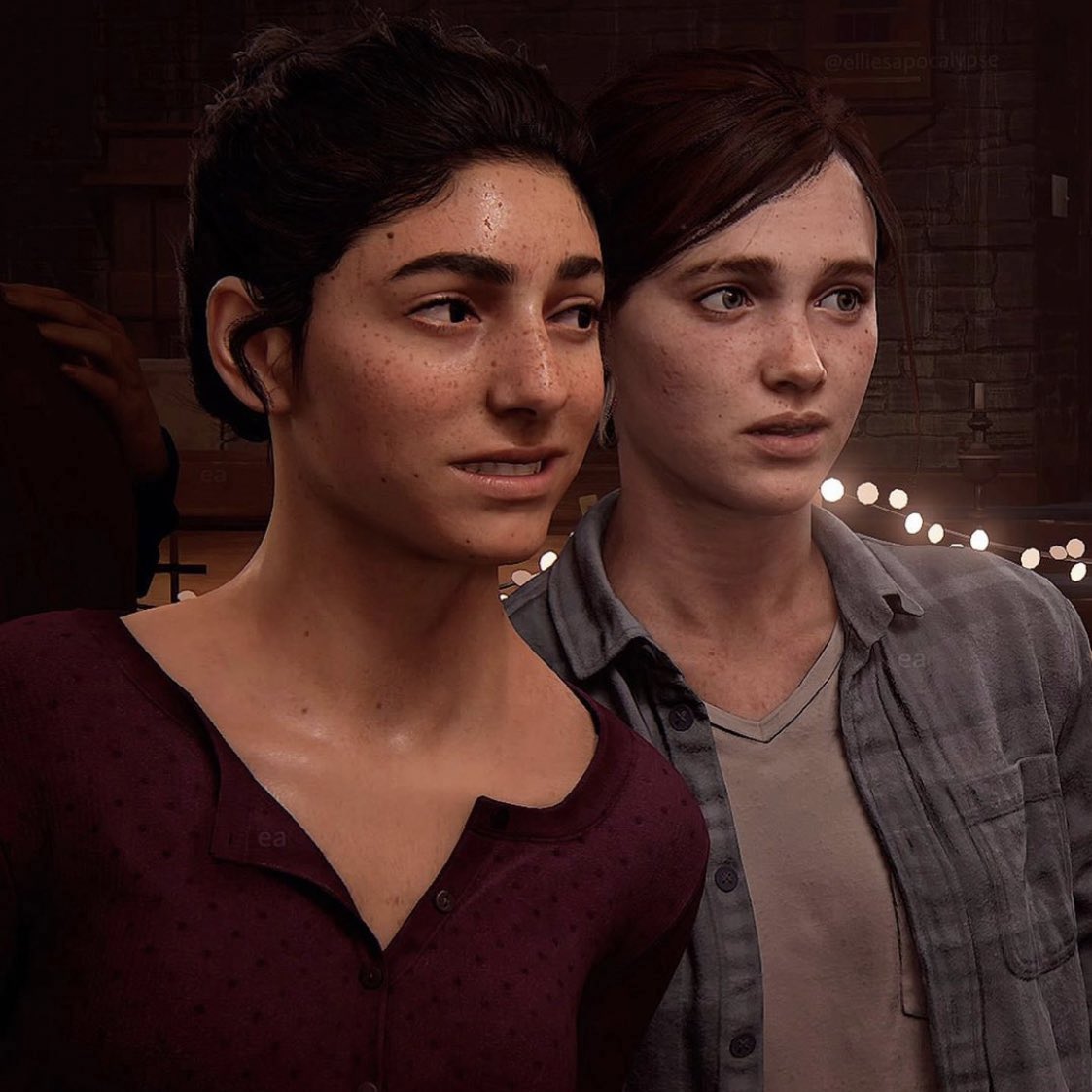 The last of us Элли и Дина
