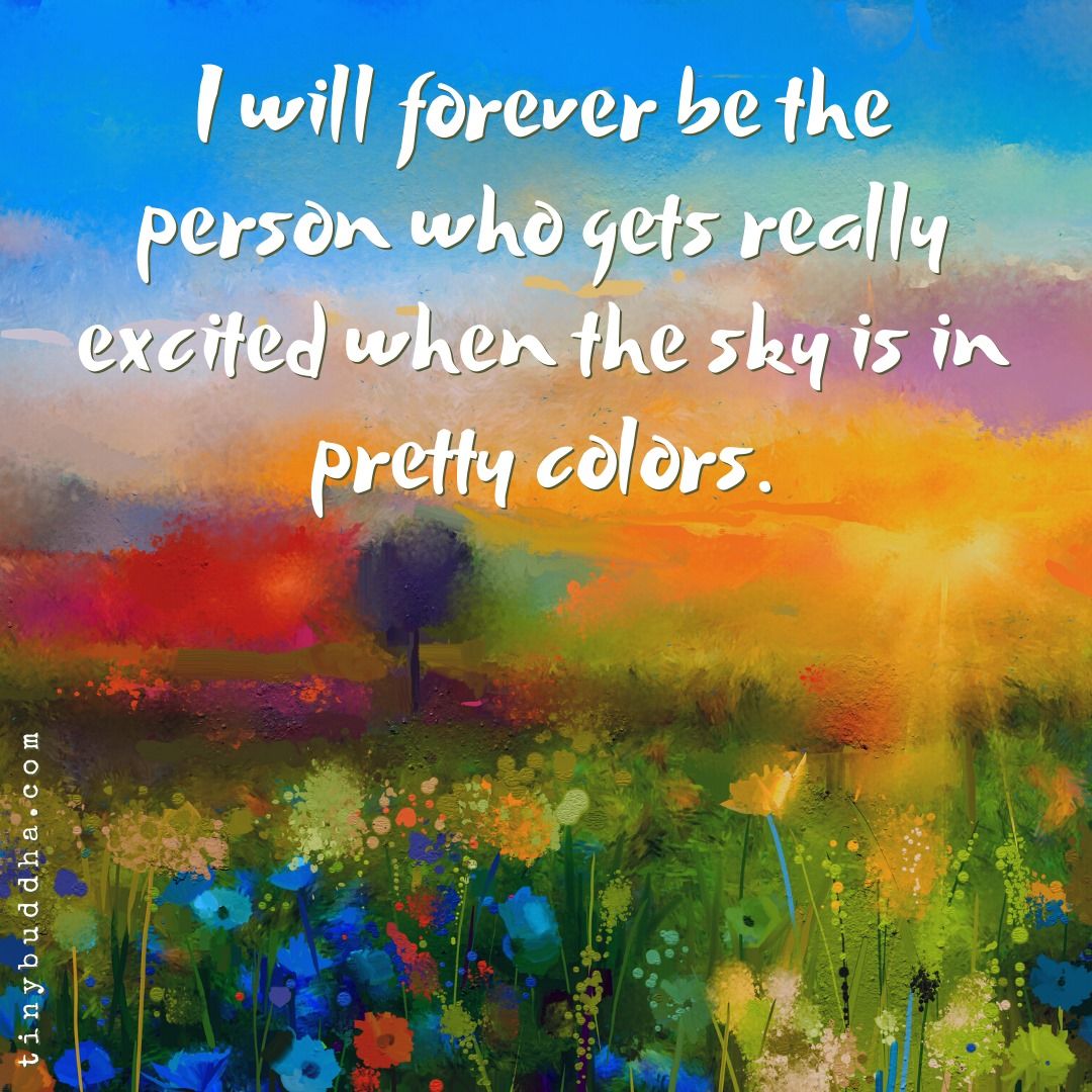 tinybuddha's tweet photo. I will forever be that person who gets really excited when the sky is in pretty colors. https://t.co/bo65EBVyFW