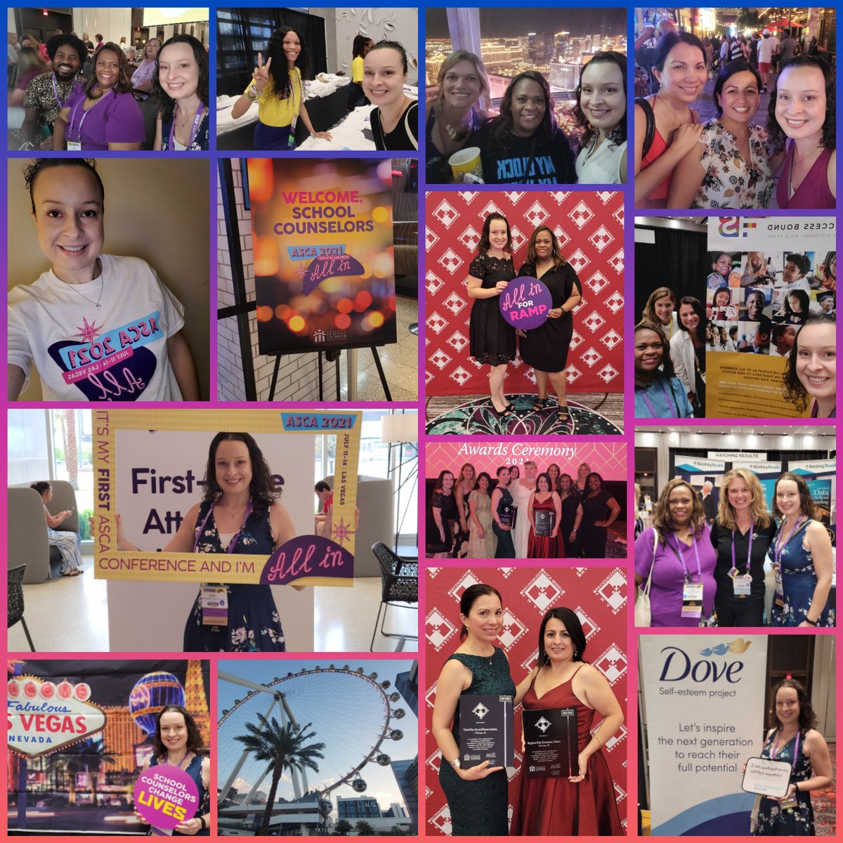 Had a wonderful time at my first <a href="/ASCAtweets/">ASCA</a> conference in Las Vegas! It was great connecting and learning some new tips and tricks, looking forward to future conferences! <a href="/successboundorg/">Success Bound</a> <a href="/MrBrianColeman/">Brian Coleman, LCPC 🦄</a> @doctruax <a href="/ChantalMuzzall/">Counselor Muzzall</a> <a href="/hatchingresults/">Hatching Results</a> #doveselfesteemproject #ASCA21