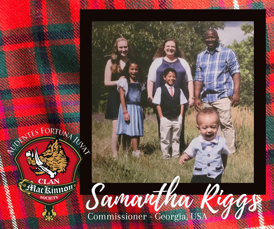 the_mackinnon's tweet photo. Please welcome our newest Society Commissioner, Samantha Riggs, pictured center surrounded by her lovely family. Samantha was approved for this position unanimously by our Board of Directors. She will be helping to spread the word about Clan MacKinnon throughout Georgia, USA. 🏴󠁧󠁢󠁳󠁣󠁴󠁿 https://t.co/s404emNfHa