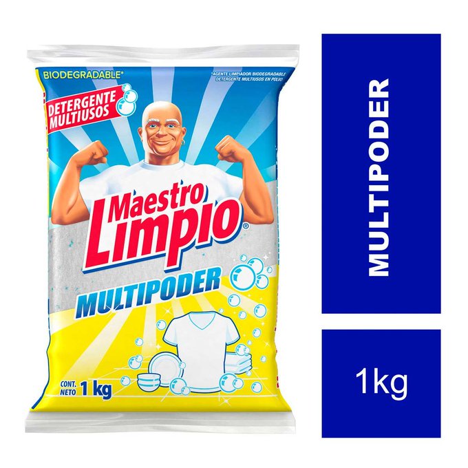 ¡Detergente Maestro Limpio 1 Kg! $ 39