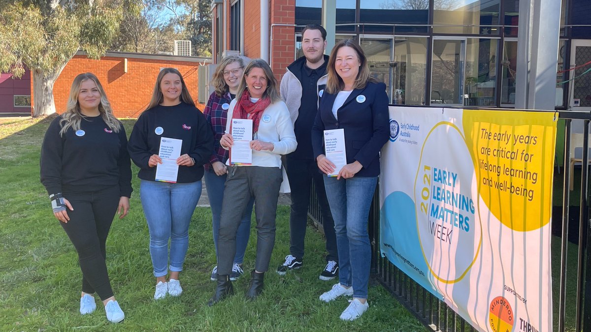 EarlyChildAust's tweet image. ECA CEO @spage_ECA &amp;amp; ACT Deputy Chief Minister  @YvetteSBerry visited Baringa Early Learning Service to conclude #EarlyLearningMattersWeek. Thanks for inviting us and advocating for early learning! #ozearlyed #ecec