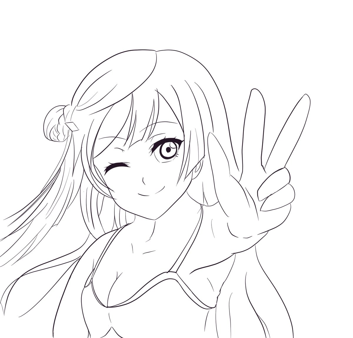 水着のせつ菜ちゃんを描いていってます
#lovelive #ラブライブ #虹ヶ咲 #優木せつ菜 