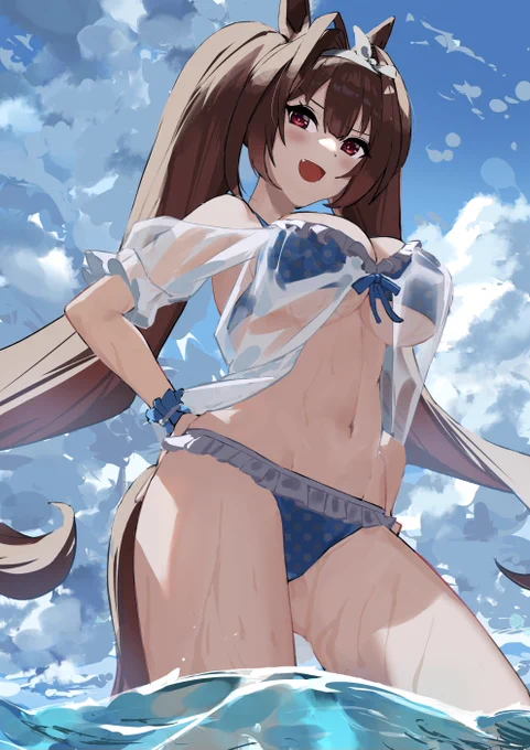 水着ダイワスカーレット
#ウマ娘 