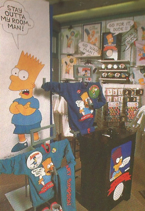 dailysimpsons's tweet photo. #TheSimpsons displays at @jcpenney, 1990. https://t.co/AXdEatgNZu