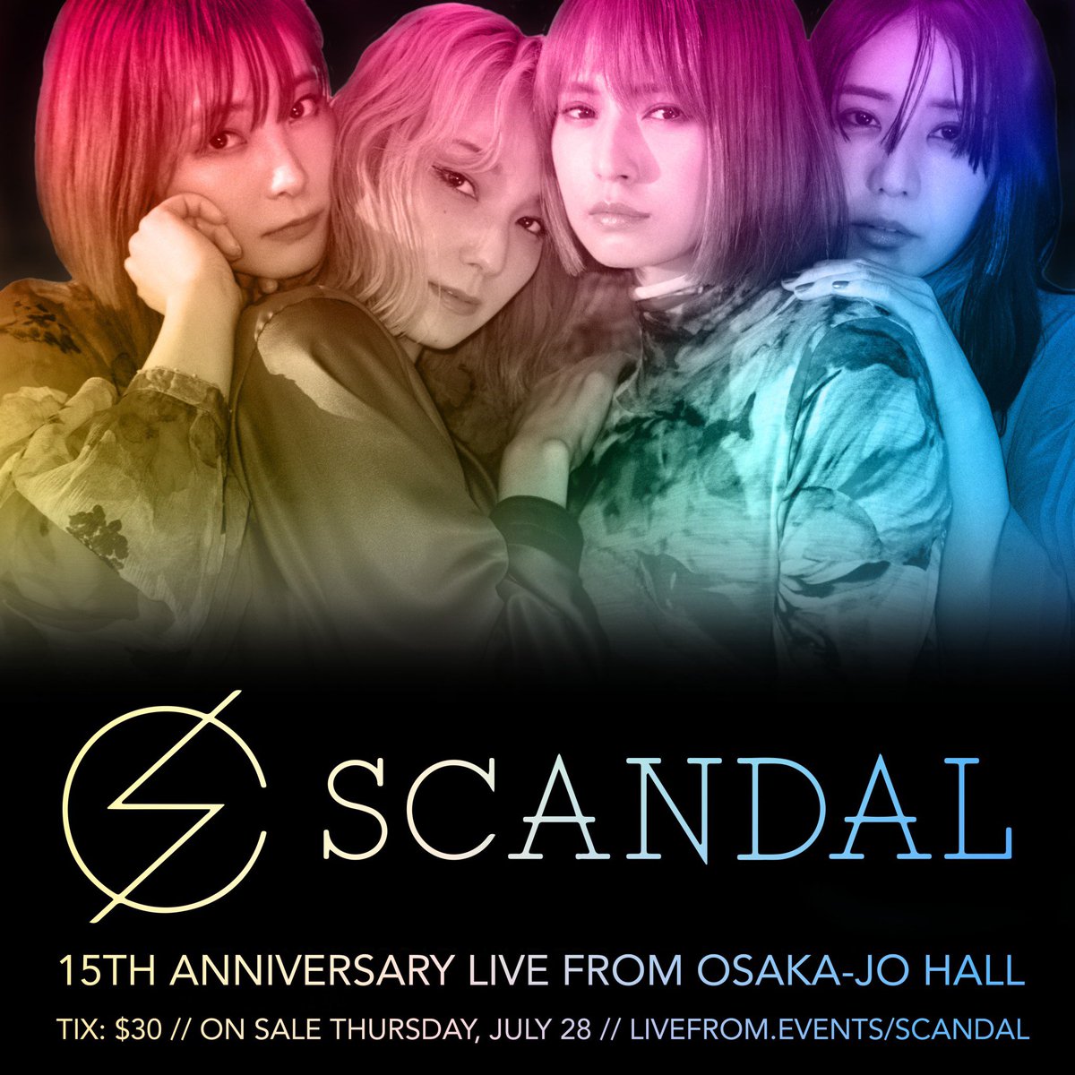 SCANDAL15周年】 SCANDAL 15th ANNIVERSARY LIVE『INVITATION』at 大阪