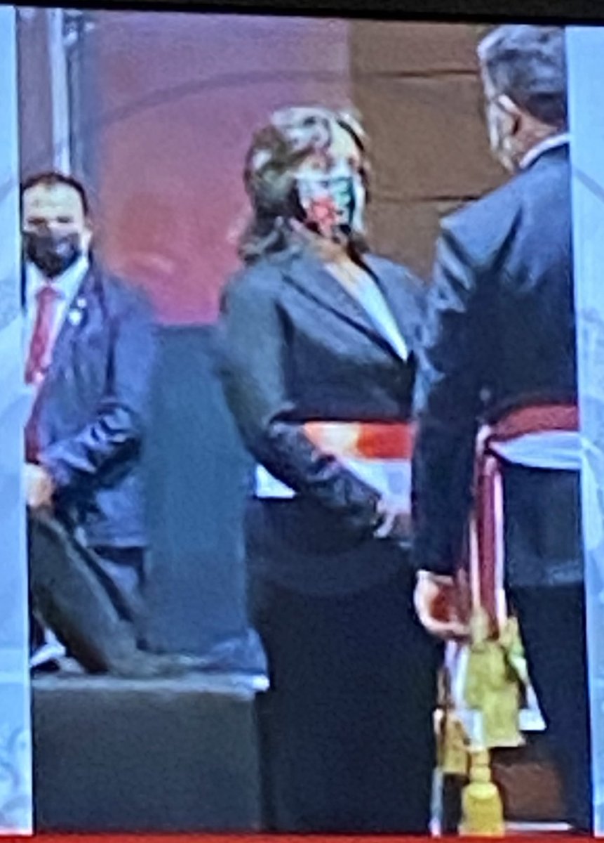 fabril72's tweet image. Foto de Dina Boluarte con fajín. Via @RPPNoticias