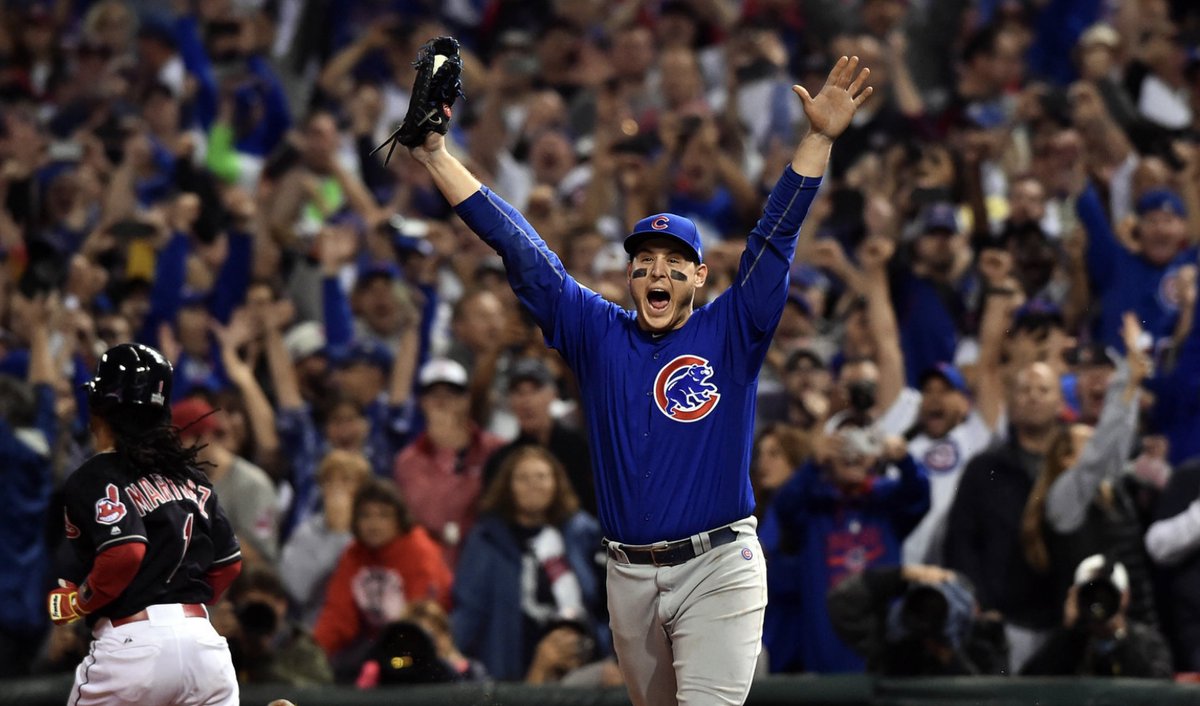 He caught the ball. THE ball. The most important ball in Cubs history.