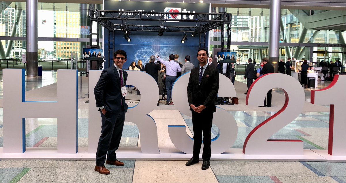 Special thanks to @MayoMN_IMRES for supporting us at #HRS2021 💪🏽

@davidharmonMD presenting on the robustness of Mayo #AI ECG algorithm to identify LV dysfunction 

My presentation on the safety & efficacy of catheter ablation for atrial arrhythmias in patients with breast cancer