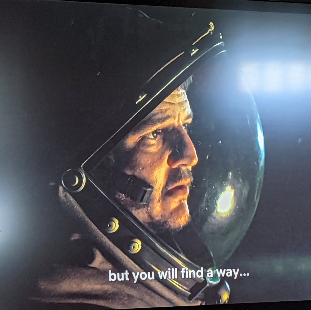 hgreyerbiehl's tweet photo. @PedroPascal1 always giving us hope about 'The Way'.  #Prospect #TheMandalorian  #HelmetAwesomeness https://t.co/NnVWazmoQy