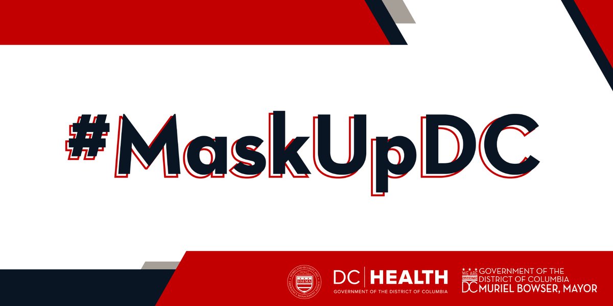 Starting Saturday, July 31, mask up indoors.

And let’s keep working together to crush the virus:

💉Get vaccinated 

🤝Help friends, family &amp; neighbors get vaccinated

Read the Mayor’s Order on masks: coronavirus.dc.gov/sites/default/…