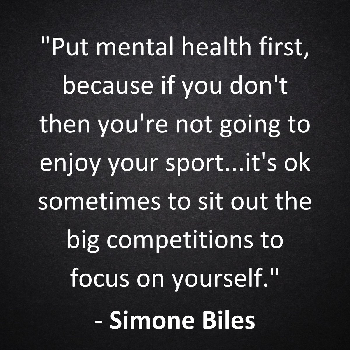 APApsychiatric's tweet photo. 👏👏👏Simone Biles for recognizing the importance of taking a break for mental health—she is a role model. https://t.co/kfYpdq2fJL