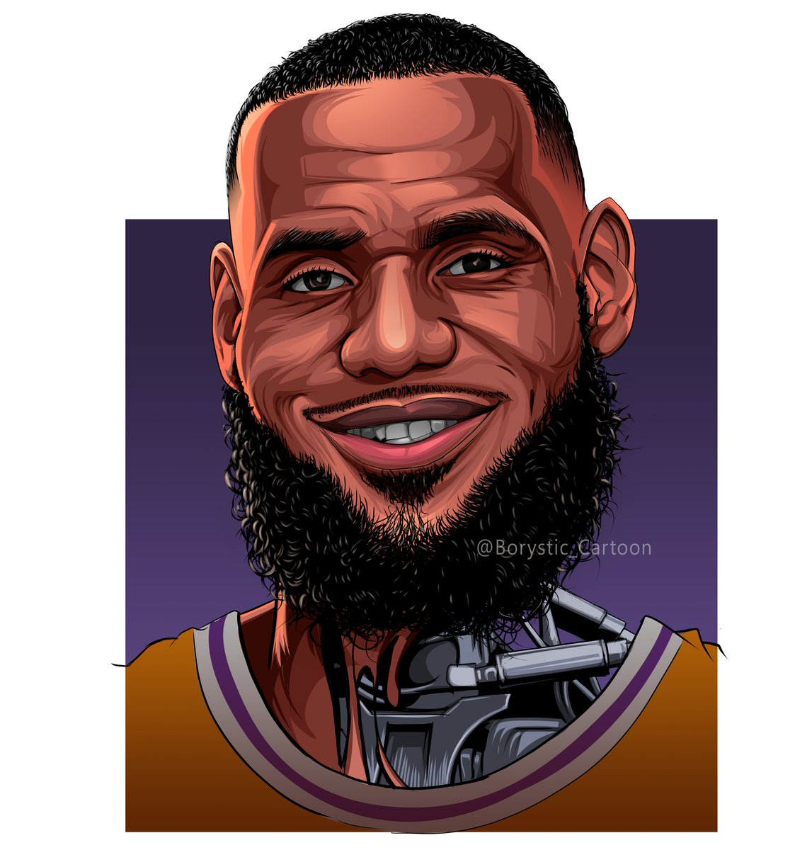 BorysticC's tweet photo. It may take a while to reach the peak🏔, but it will definitely happen 💪🏽
Made this creative piece for @kingjames of Lakers #NBA https://t.co/UCidpGwpLp