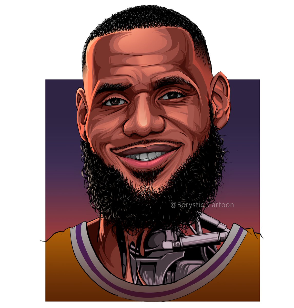 BorysticC's tweet photo. It may take a while to reach the peak🏔, but it will definitely happen 💪🏽
Made this creative piece for @kingjames of Lakers #NBA https://t.co/UCidpGwpLp