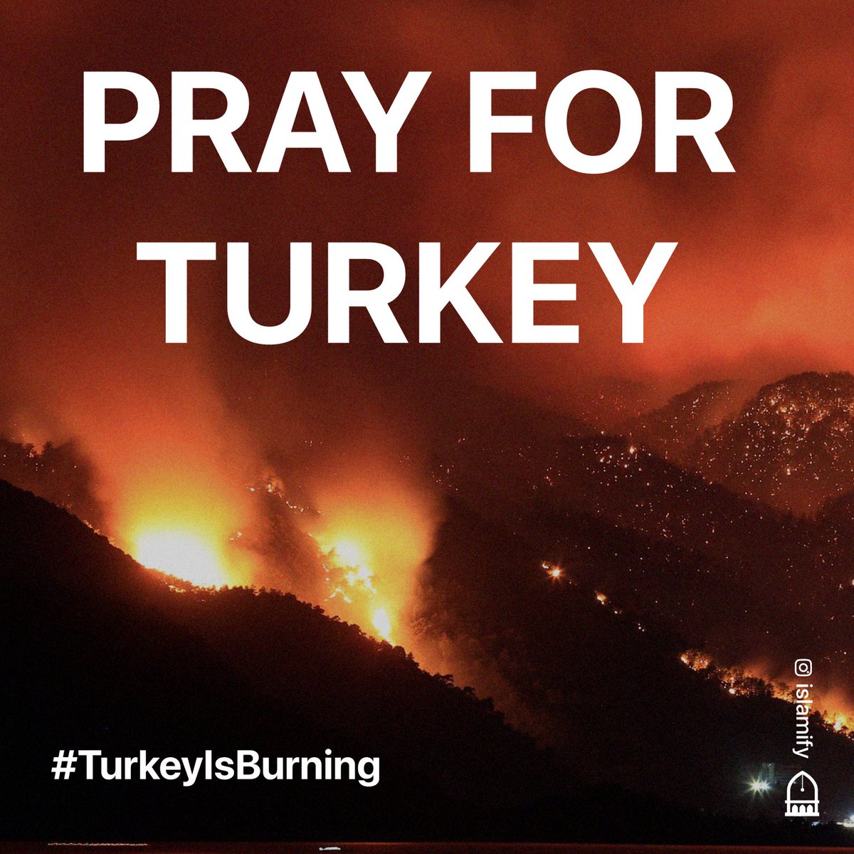 Alhamdhulillaah's tweet photo. May Allah protect the people of Turkey.

At least three people have died in fires across the region and many have been injured and made homeless

#PrayForTurkey #TurkeyIsBurning

https://t.co/QVvjtHmYU0 https://t.co/njBFutxQLJ