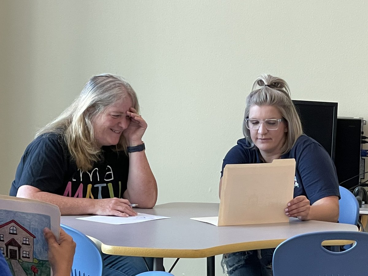 The JES leadership team worked hard today collaborating to develop a vision for the approaching school year. #allmeansall