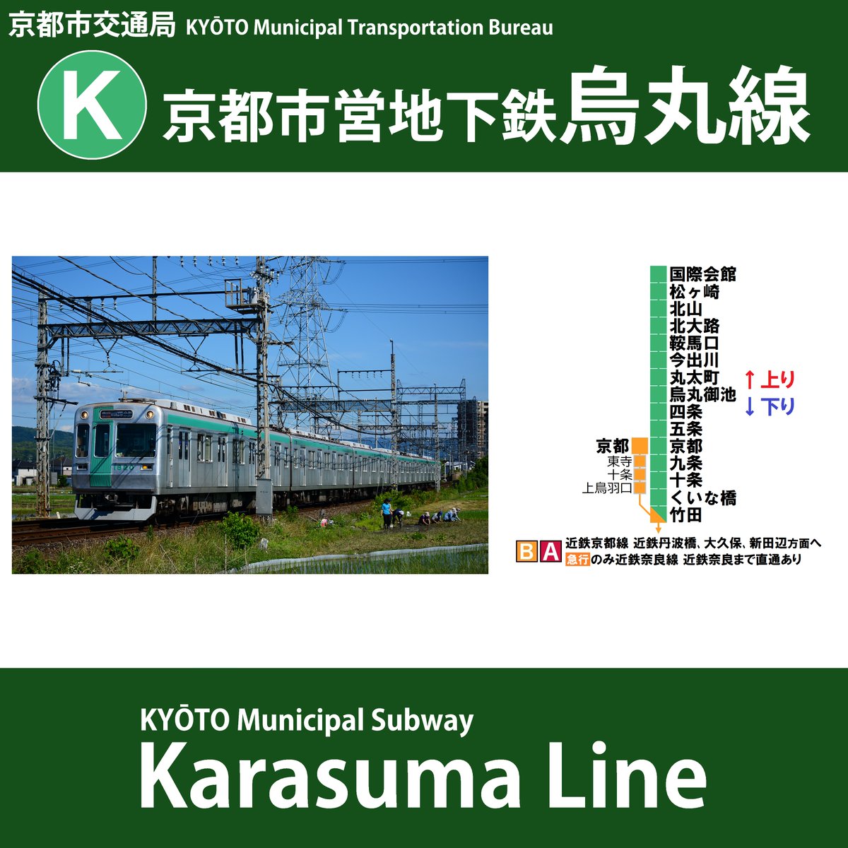 京都市営地下鉄烏丸線 運行状況に関する今日 現在 リアルタイム最新情報 ナウティス