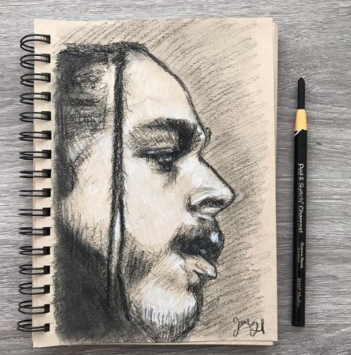 @PostMalone portrait is complete - he's quite the artist. 

#PostMalone #malone #circles #ArtistOnTwitter #twitterart #charcoalportrait #rapper #rappersoftwitter #art #artwork #performingarts #ArtOfTheDay #strathmore #goodbyes #wow #hollywood #saltlakecity #fineart #arte #studio