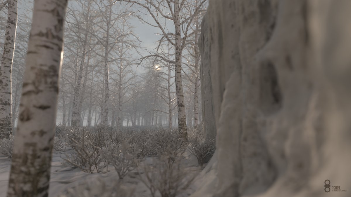 asART_3D's tweet photo. "SLEEPING BEAUTY"
#3d #3dart #3denvironemt #3dartwork #cg #cgi #cgart #3drender #cgrender #3dsmax #forestpack #forest #winter #nature #snow #virtualphotography #virtualscene #cgrealism #3drealism #4k #4krender https://t.co/5VV799xLNM