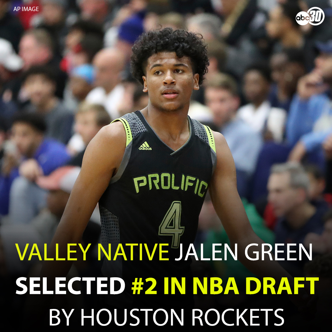 ABC30's tweet image. CONGRATS, JALEN! The Valley native who attended San Joaquin Memorial High School has been selected #2 by the Houston Rockets in the 2021 NBA Draft. Best of luck in your NBA career, Jalen! 🏀🏀