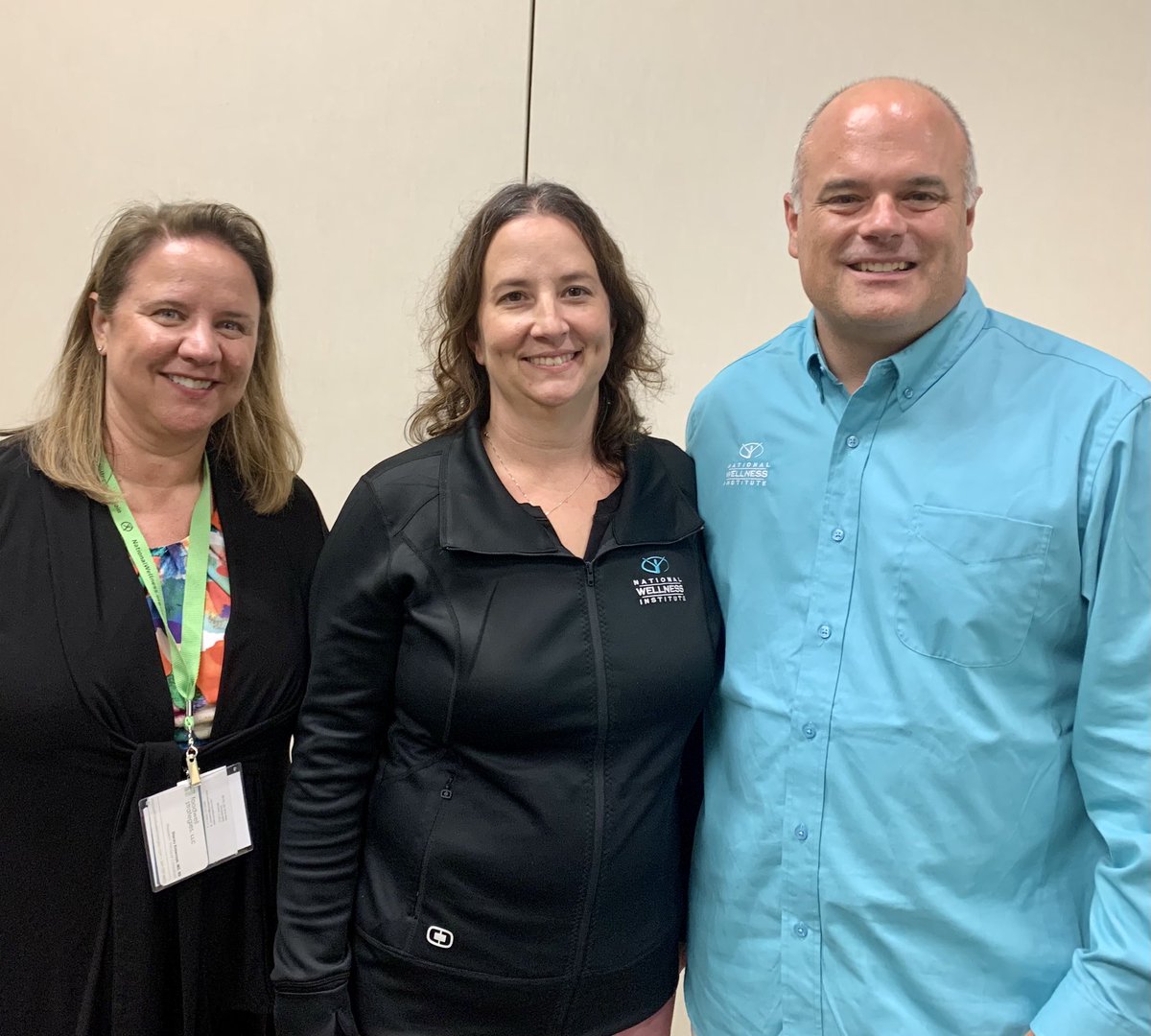 <a href="/WellnessMI/">Michigan Wellness</a> board president Mary Kline and treasurer @BethanyRDN represent <a href="/NatlWellnessInt/">National Wellness</a> conference
