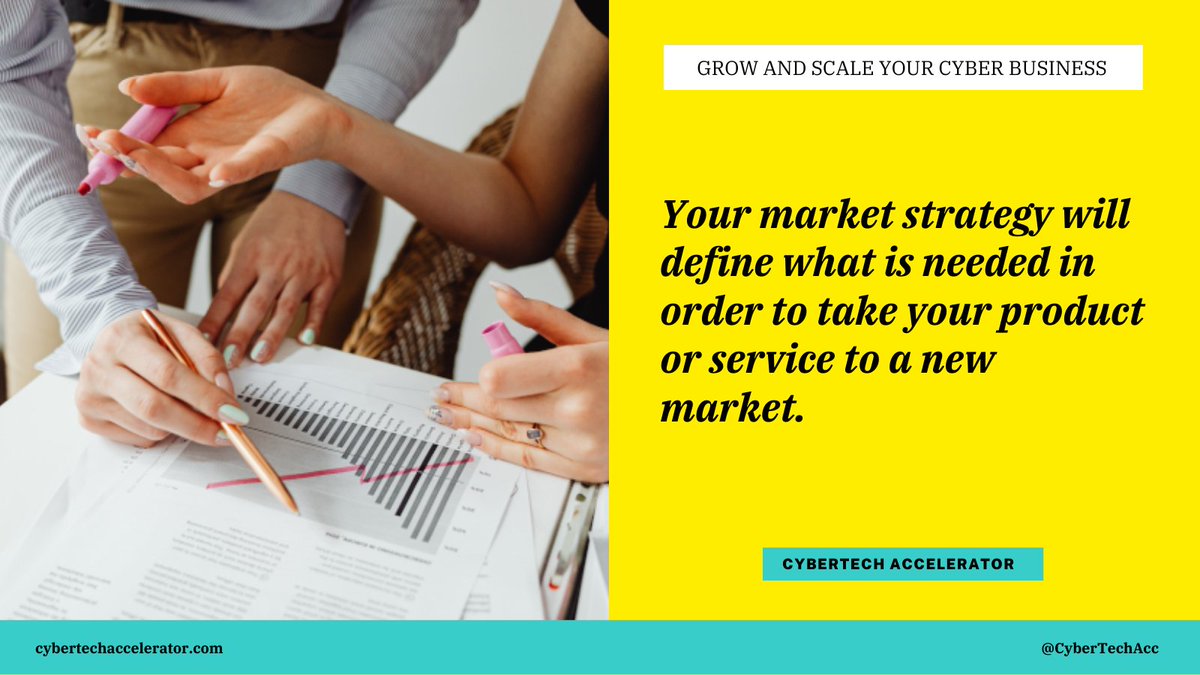 CyberTechAcc's tweet photo. Your market strategy will define what is needed in order to take your product or service to a new market.
Grow and scale your #CyberTech, #PrivacyTech, and #Cybersecurity business with the #CyberTechAccelerator.
https://t.co/0Fjq1DLPk4 https://t.co/Z7wUWNT7zM