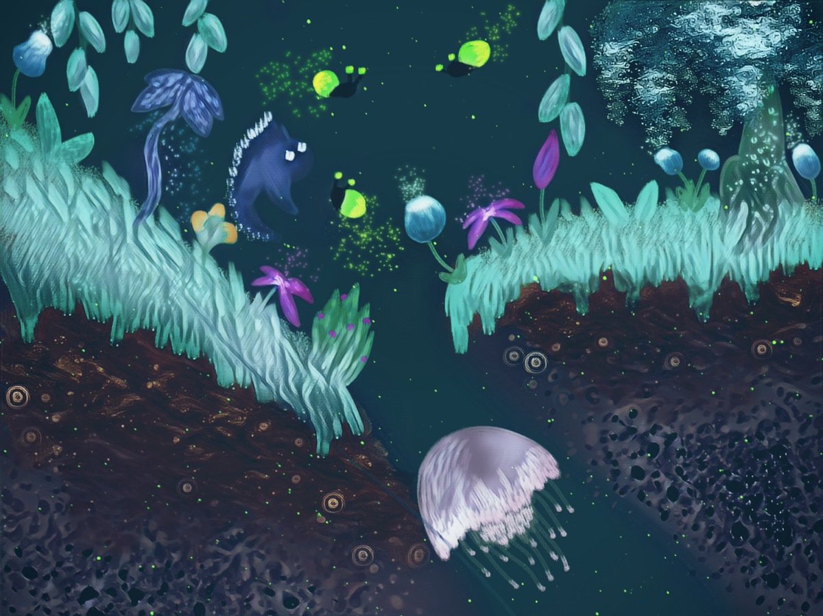bottom_mod's tweet photo. Final concept art of Argen Depths Forest Biome #Minecraft #mod #Blockbench #drawing #modding #programming #gaming https://t.co/5SXKe1TrNy