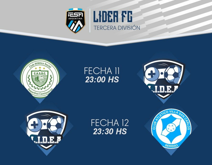 De cara al final de la liga, el conjunto "V Azulado" tendrá las últimas chances para intentar acomodarse en la tabla de posiciones.

🆚 @CASDCeSports
🏟️ Visitante

🆚 @VSC_eSPORTS
🏟️ Stamford Bridge

A dejar la vida🙏