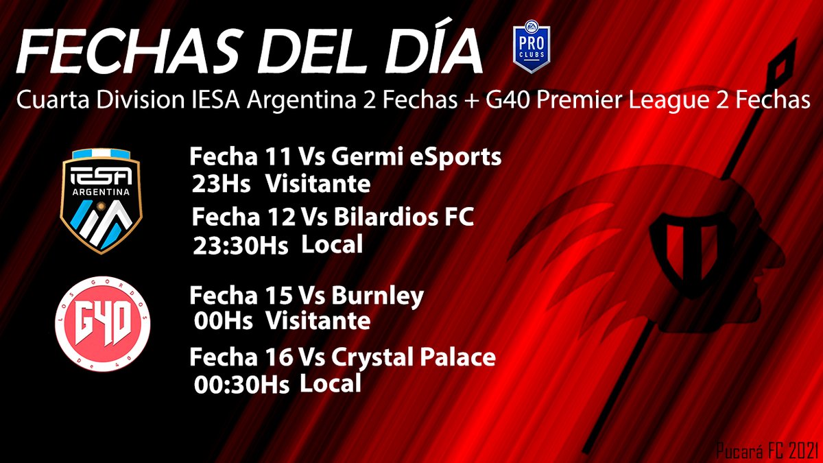 PucaraFC's tweet photo. ¡HOY JUEGA EL PUCA! https://t.co/OT1Gv2LlCV