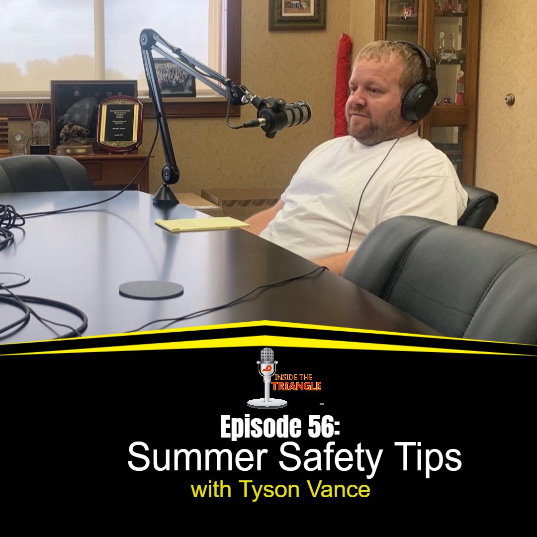 DeckerTruckLine's tweet image. #InsideTheTriangle #Deckerpodcast #DrivenToBeTheBest #DeckerTruckLine
Director of Maintenance Support, Tyson Vance, joins Darin to talk about staying safe in the summer months. Tyson’s advice is invaluable for everyone out on the road.
#WinAGiftCard ow.ly/1xws50FGKfo