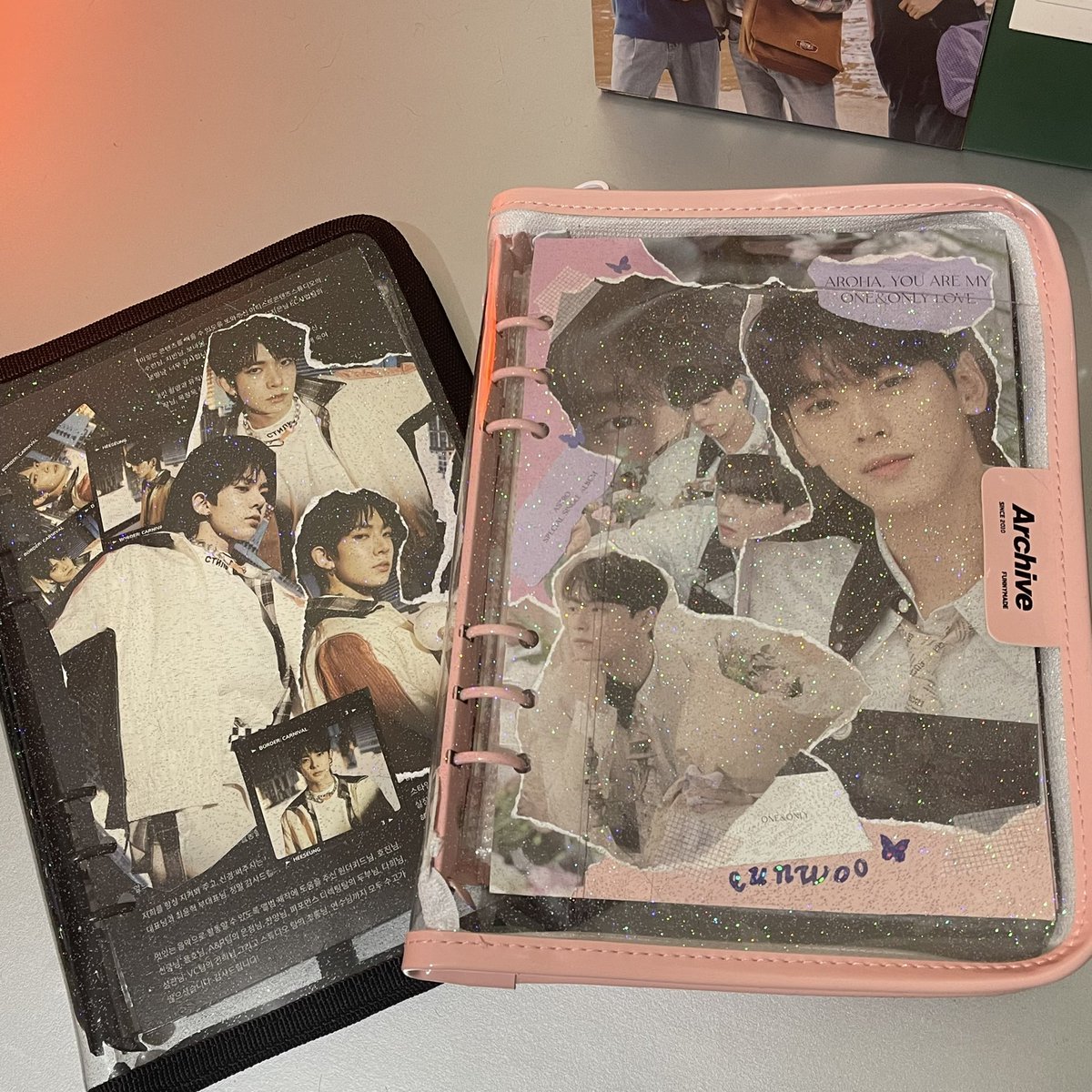 deirhee's tweet photo. Ahhhhhhhh really happy and in lurve w/ my binder covers 🤧 Thank you so muchieee @woniemine for this 😍 Finally napapayag din kita gawan ako emz 🤣 #woniefinds https://t.co/1jQ7jdJu0V