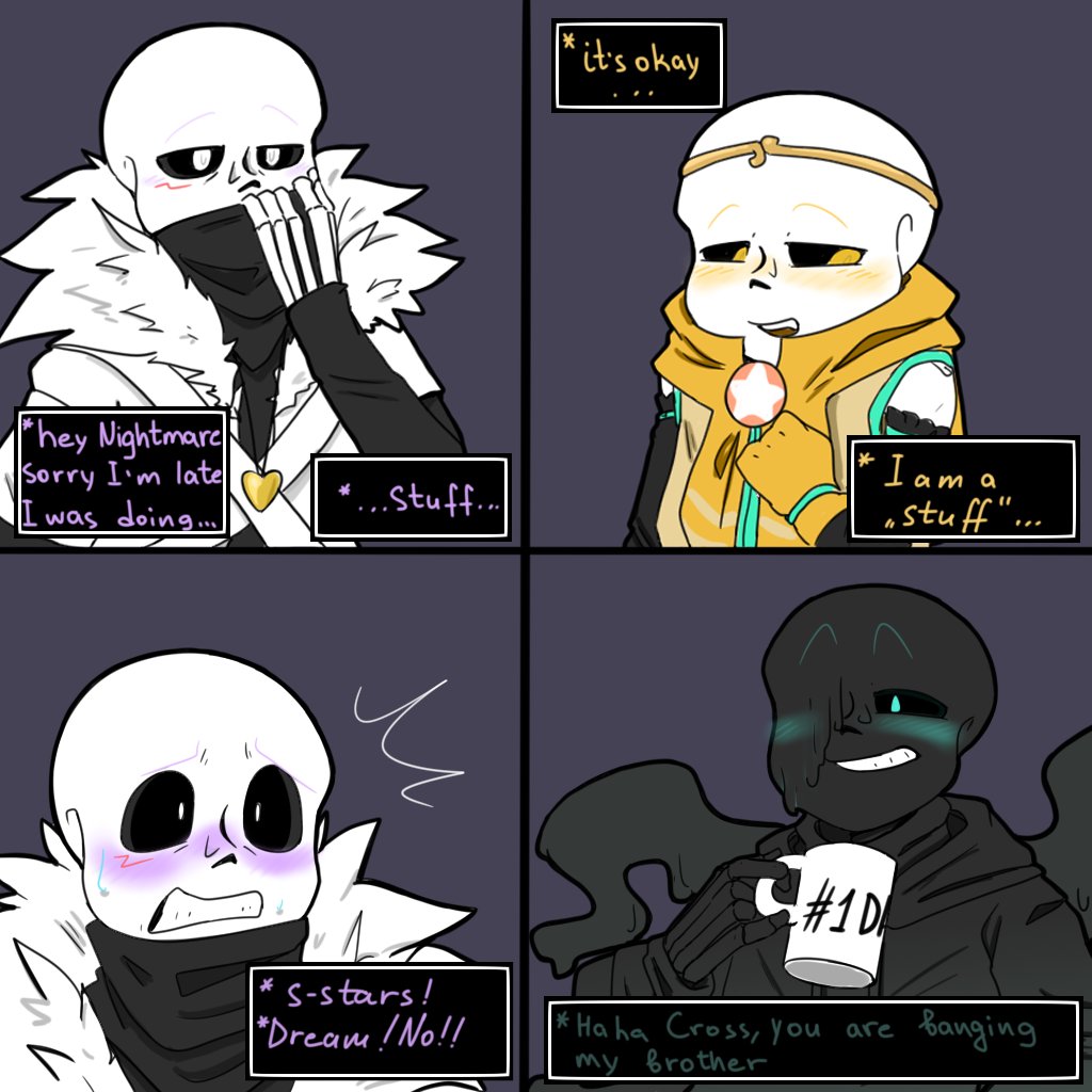 Cross sans / X!sans (back made by my lil bro) RyanAltra