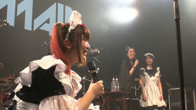 TheYellowClip's tweet photo. Just finished watching every stand-up set on #SplendourXR #relive. They are all very good, but none as good as this improv bit on #bandmaid prime.
This is a true band of geniuses. https://t.co/hnS0cFjWMq
