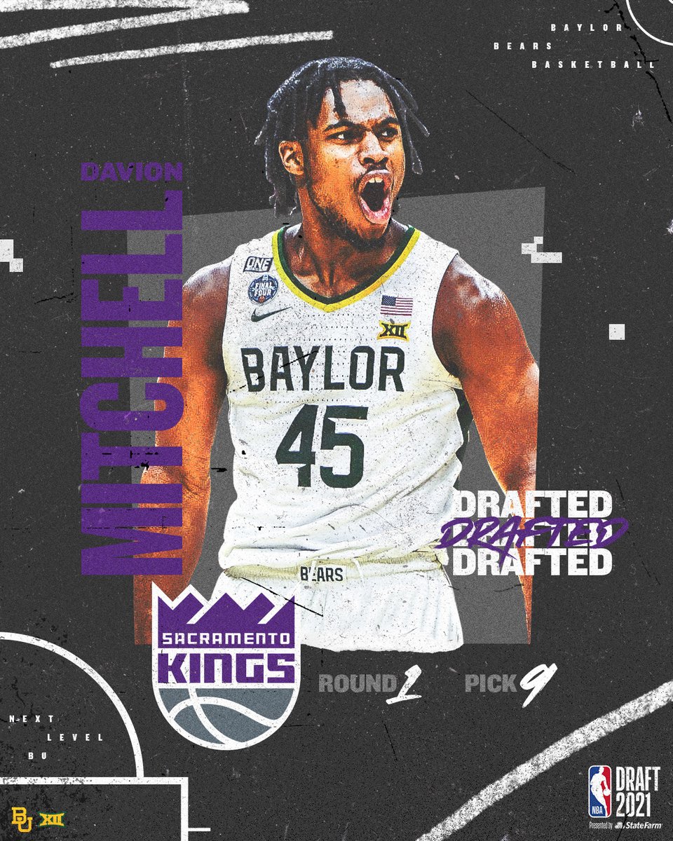 BaylorMBB's tweet photo. Headin' to Sactown 👑 

@hoopculture13 ➡️ @SacramentoKings

#NextLevelBU 🏀 x #SicEm https://t.co/Ko2BZd2FxG
