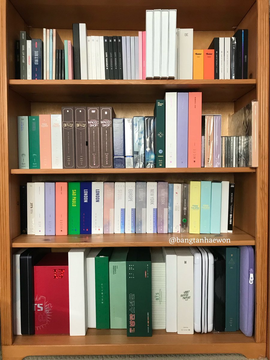 My BTS DVD and CD collection.