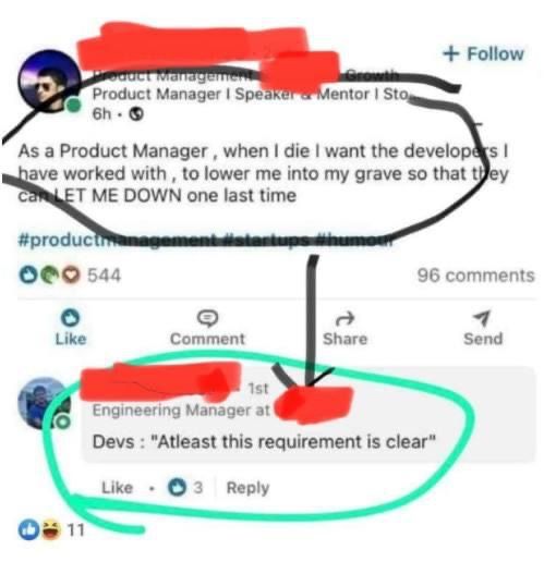 neil_killick's tweet image. Yeah LinkedIn's a dumpster fire but it did provide this yesterday and I thought it was pretty funny 🤣.