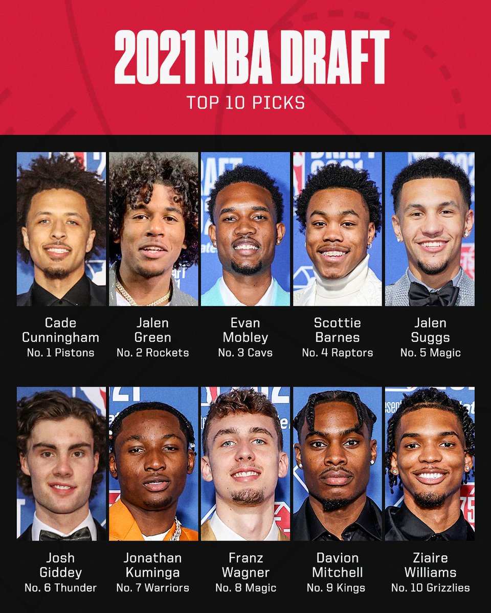 top 10 draft picks