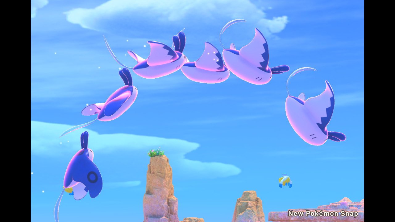 広瀬世華 ポケスナアップデート楽しみ 嬉しいから最近撮った写真を載せる 夏なので海エリアばっかりやってました マンタインに乗ってるピカチュウ見つけた時は 可愛すぎて思わず叫んだ Newポケモンスナップ ポケスナ T Co