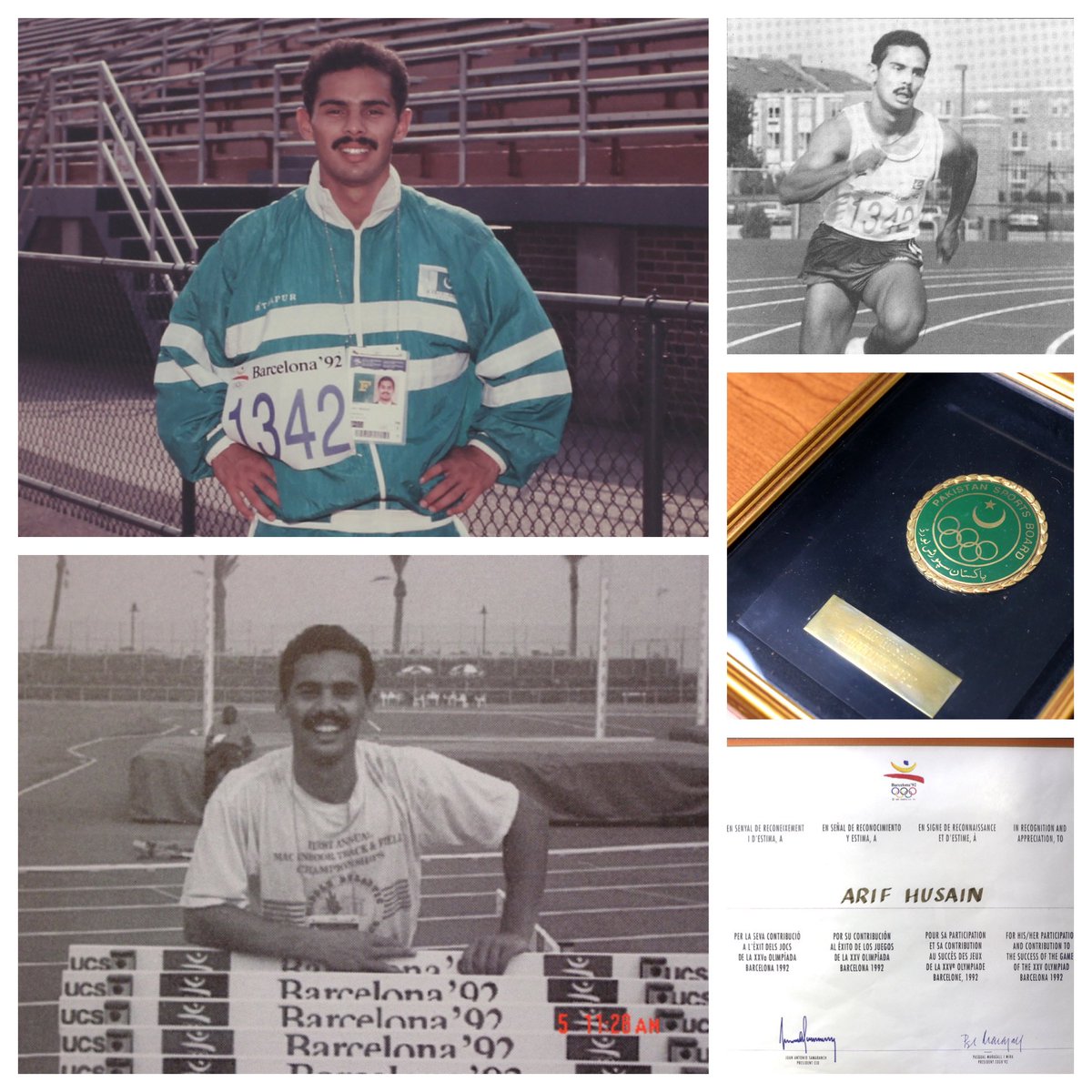 gburgbullets's tweet photo. With track & field kicking off at the Olympics, we want to give a shout-out to one of the greats 🐐 from #BulletsTrack, Arif Husain ‘93, who competed in the 1992 Barcelona Olympics before winning a national title 🏅 in the 200M in 1993. #gobullets🔶🔷 #olympics @gettysburg https://t.co/Nj2zEDzzIW
