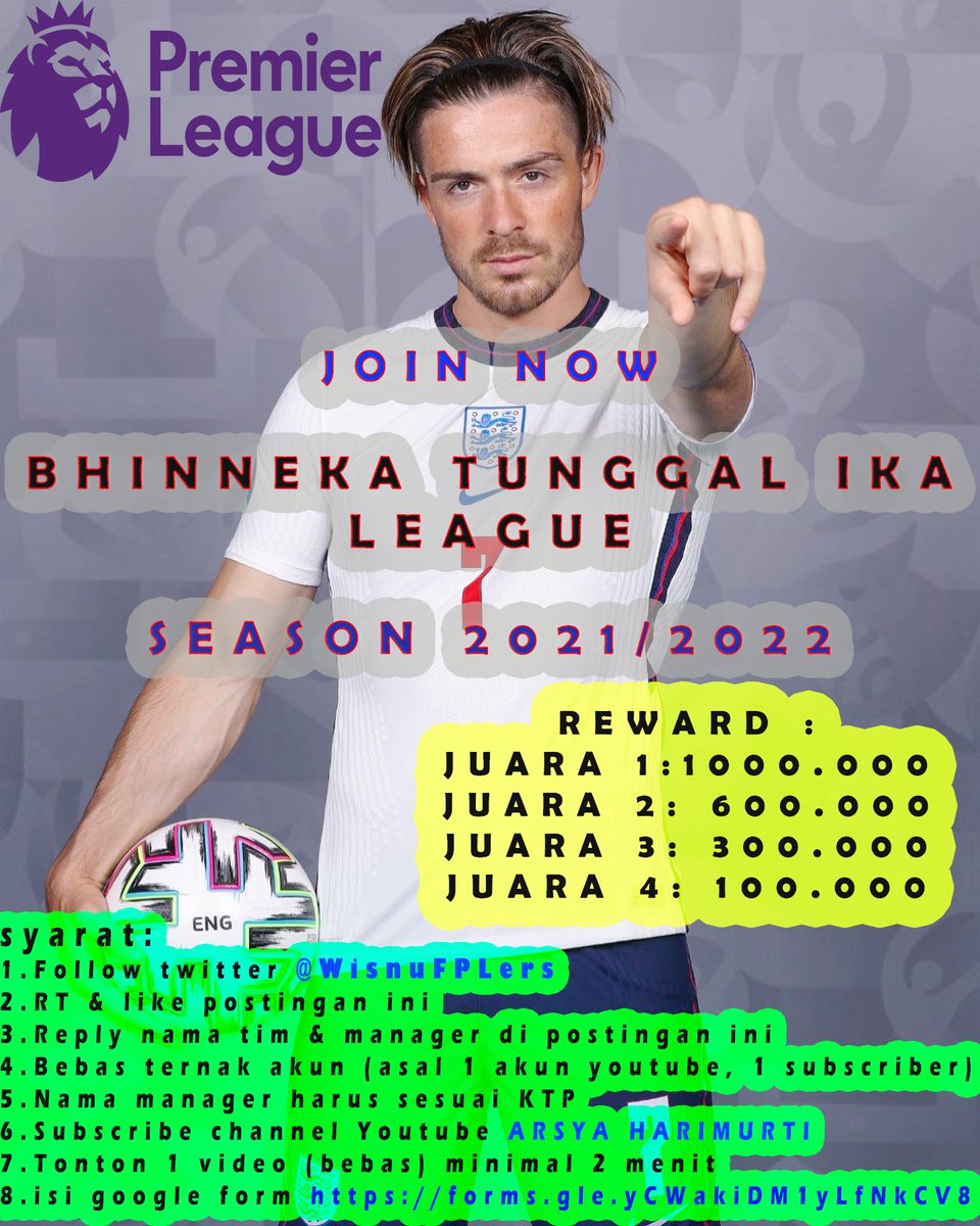 FPL Scarecrow ๐ฎ๐ฉ (@efpeel_indo) on Twitter photo Bismillah.
Insya Allah amanah.
Telah rilis liga perdana kami "BHINNEKA TUNGGAL IKA LEAGUE" 2021/2022
Dengan total reward Rp 2JUTA
Kode liga hd3d3j
Bantu ramaikan suhu <a href="/DaengFPL/">Daeng FPL ๐ฎ๐ฉ</a> <a href="/pisangij01/">FPL Liga Pisangijo</a> <a href="/ZaviroFPL/">FPL Indonesia ๐ฎ๐ฉ</a> <a href="/mbah_FPL/">FPL terawang ๐ฒ๐จ</a> <a href="/BacotinFPLPod/">si paling FPL</a> <a href="/ZiearuFPL/">Fantasinya Ziearu</a> <a href="/DedsMaster/">Master Deds</a> @cissskarahayu Bismillah.
Insya Allah amanah.
Telah rilis liga perdana kami "BHINNEKA TUNGGAL IKA LEAGUE" 2021/2022
Dengan total reward Rp 2JUTA
Kode liga hd3d3j
Bantu ramaikan suhu <a href="/DaengFPL/">Daeng FPL ๐ฎ๐ฉ</a> <a href="/pisangij01/">FPL Liga Pisangijo</a> <a href="/ZaviroFPL/">FPL Indonesia ๐ฎ๐ฉ</a> <a href="/mbah_FPL/">FPL terawang ๐ฒ๐จ</a> <a href="/BacotinFPLPod/">si paling FPL</a> <a href="/ZiearuFPL/">Fantasinya Ziearu</a> <a href="/DedsMaster/">Master Deds</a> @cissskarahayu