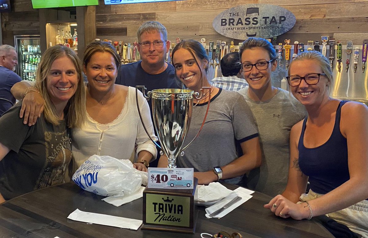 GTSAswimmers's tweet photo. GTSA Coaches bring home the win at Trivia night 🤓🏆

Just missing Coach G! https://t.co/TfBIYINOAa