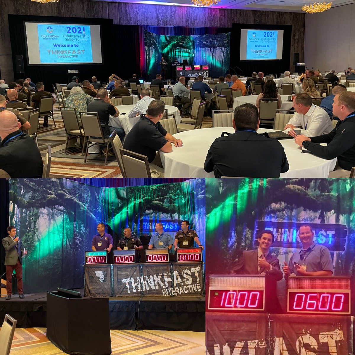 2021 Oklahoma Traffic Safety Summit partnering with #thinkfastinteractive - #teendriversafety #learning #maskup #competition #experiential #everyoneengaged 
#safetyfirst #newapproach #customized #ok Chelsea@ThinkFastInteractive.com 877-454-5655
